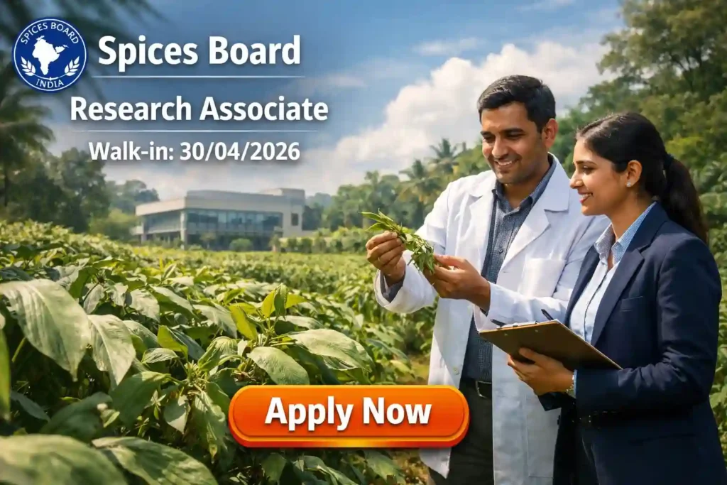 Spices Board Recruitment 2026