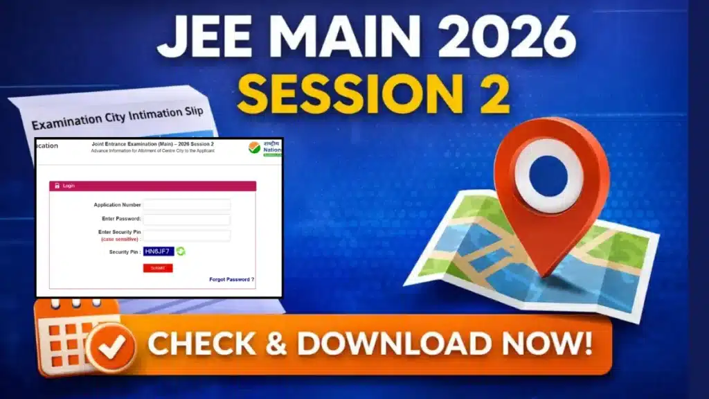 JEE Main 2026 Session 2 Admit Card