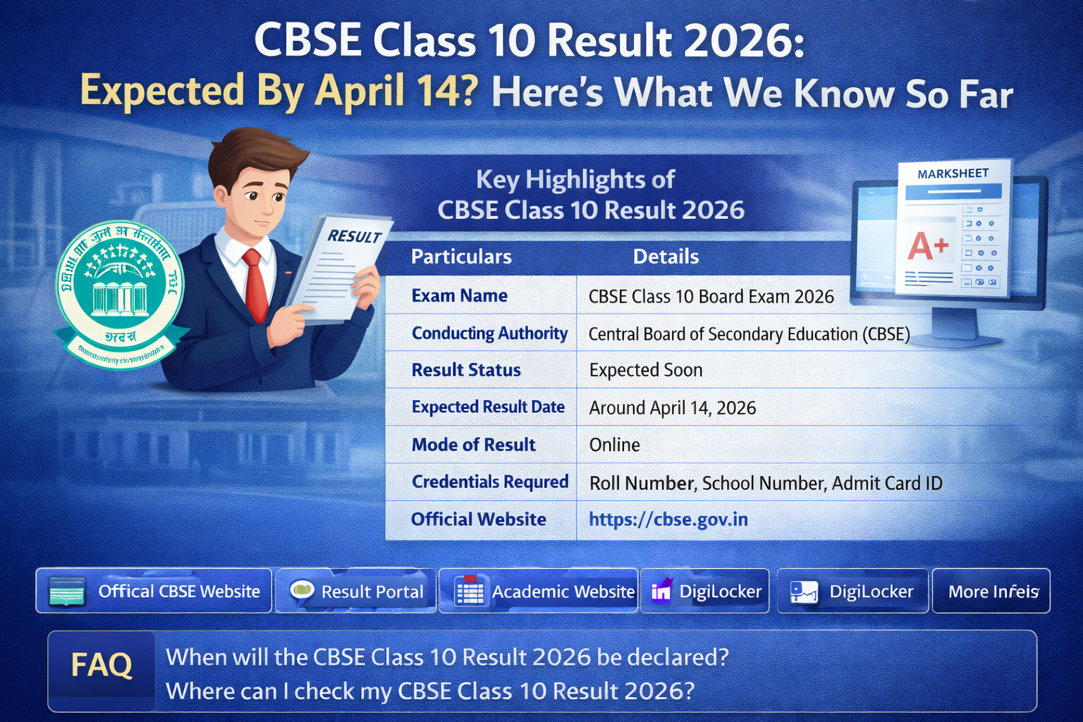CBSE Class 10 Result 2026