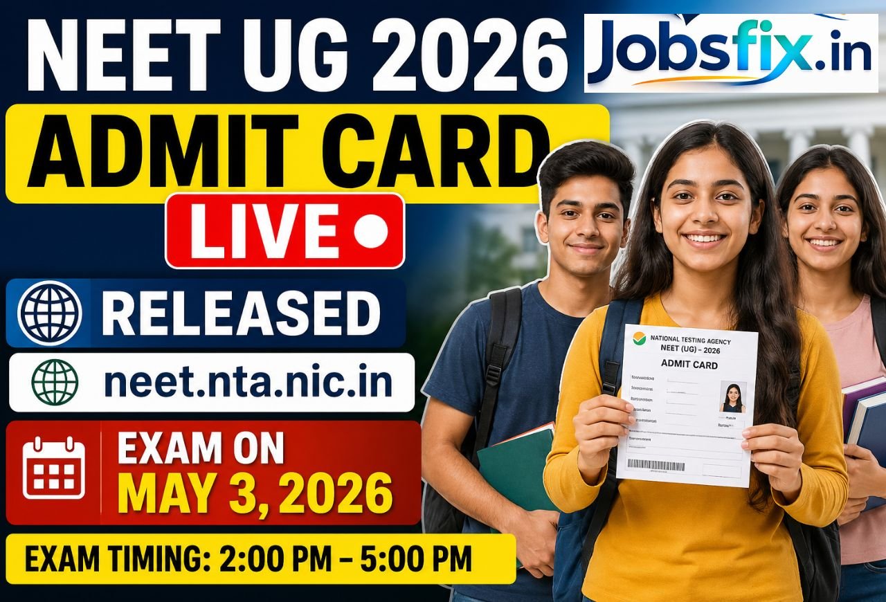 NEET UG 2026 Admit Card LIVE