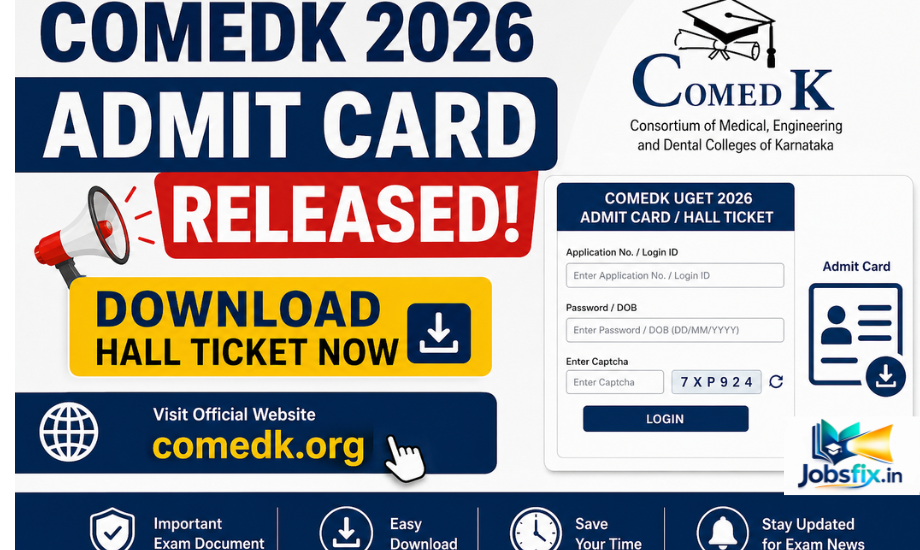 COMEDK 2026 Admit Card