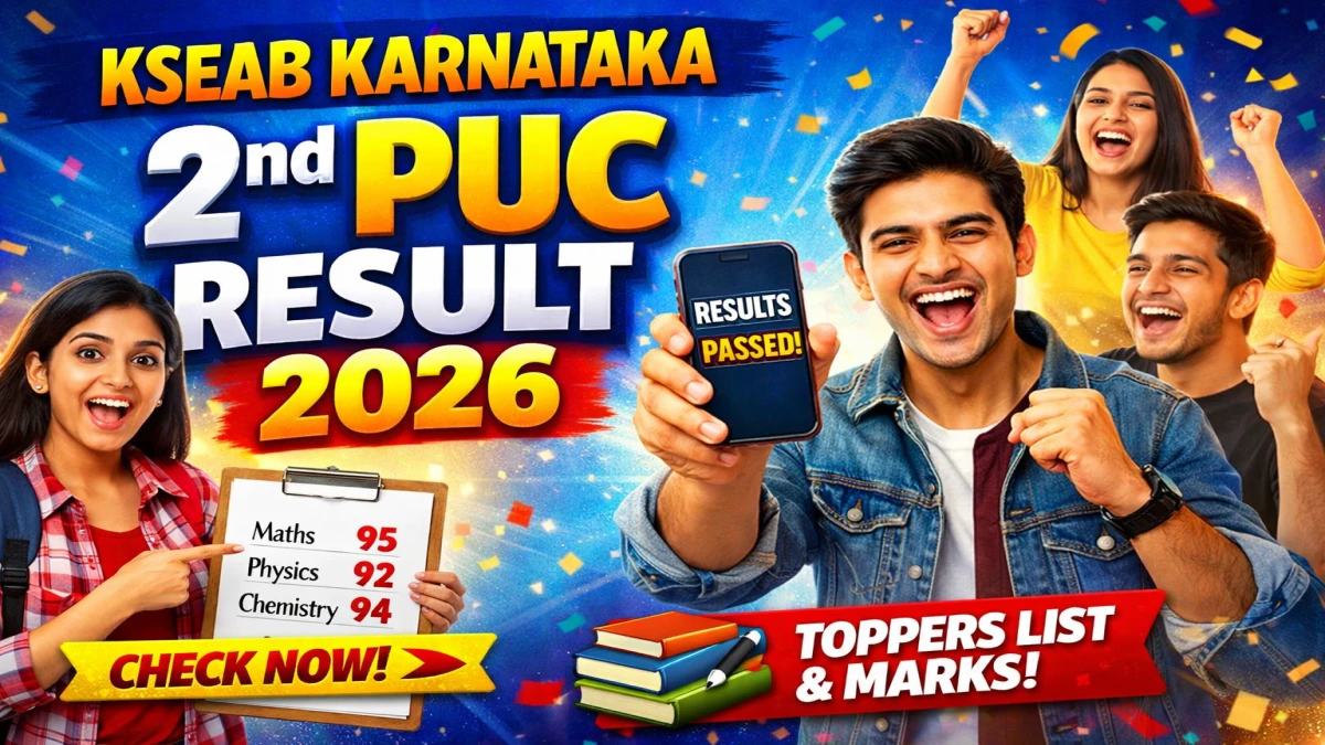 Karnataka KSEAB 2nd PUC Result 2026