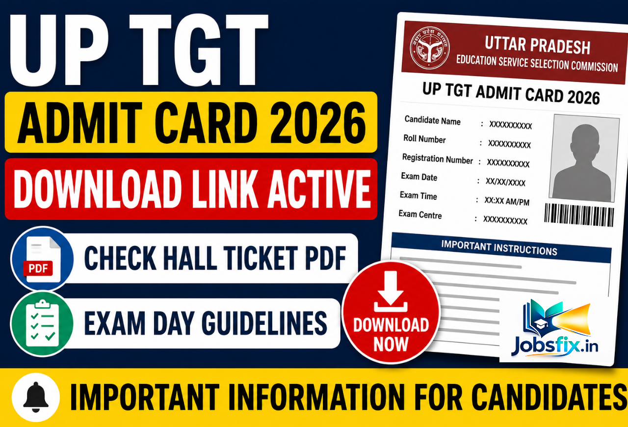 UP TGT Admit Card 2026